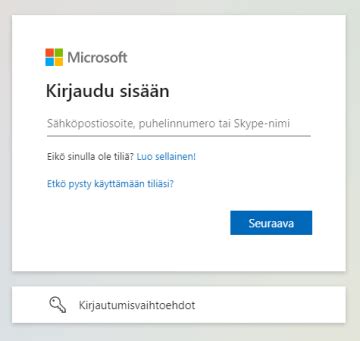 365 kirjautuminen|Microsoft account .
